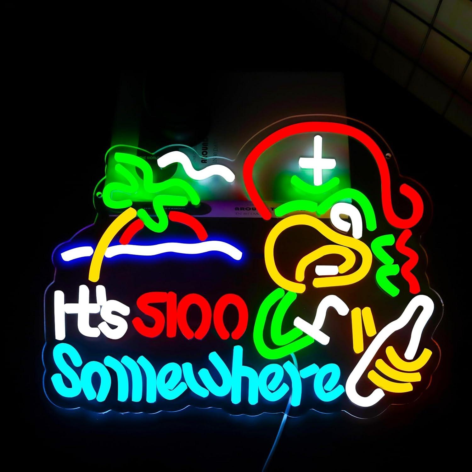 Home Bar Signs - Its 5 00 O'clock Some Where