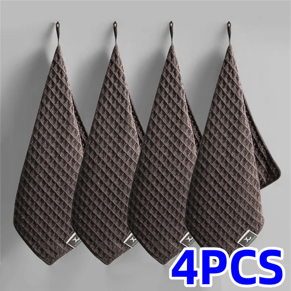 Home Bar Setup - 1/4Pcs Coffee Bar Cleaning Towels Super