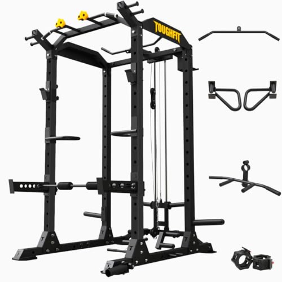 Home Bar And Gym - 2024 Upgraded T2 Power Cage Multi-Function