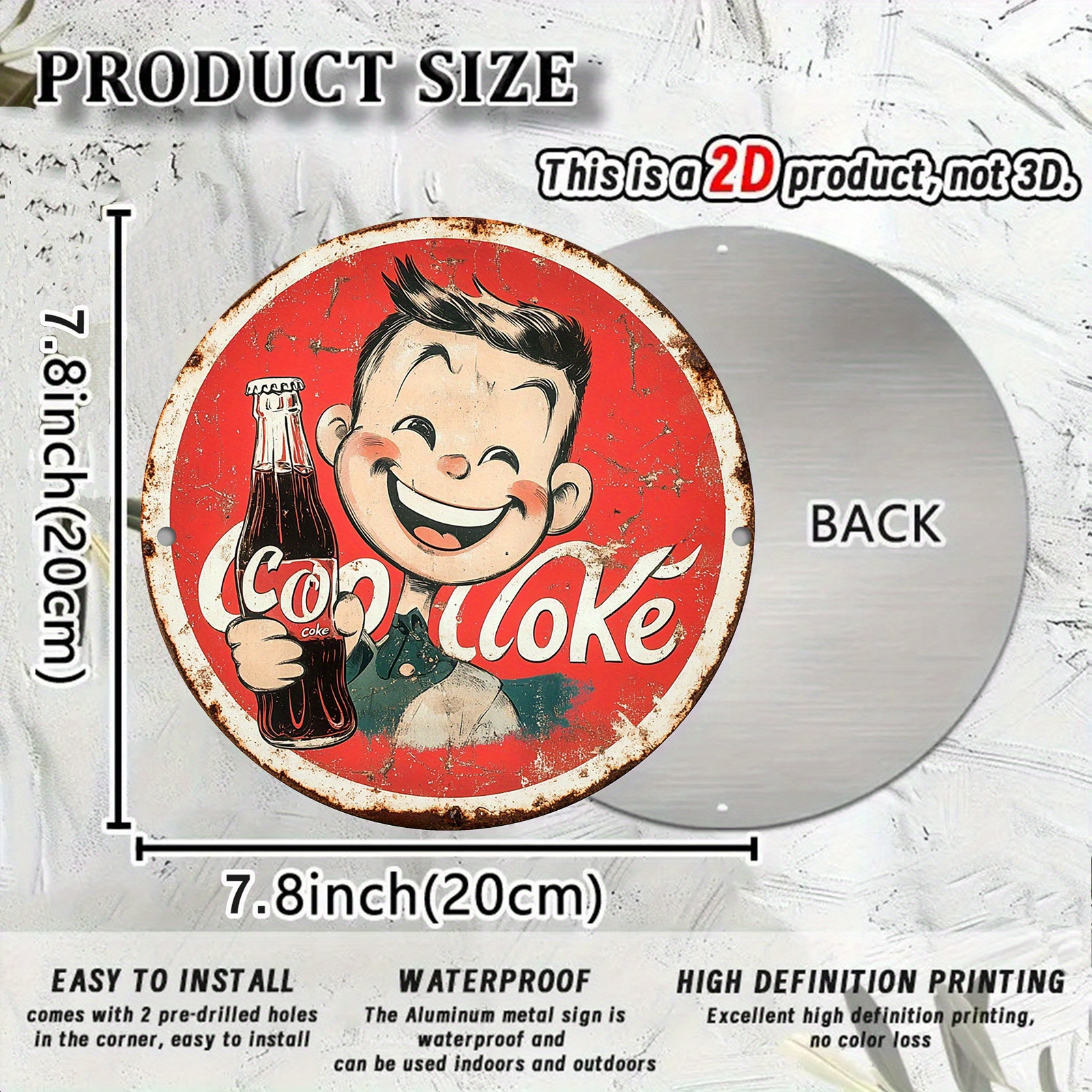 Vintage-Style Cola Advertiseme - Home Bar Accessories recensie en prijs