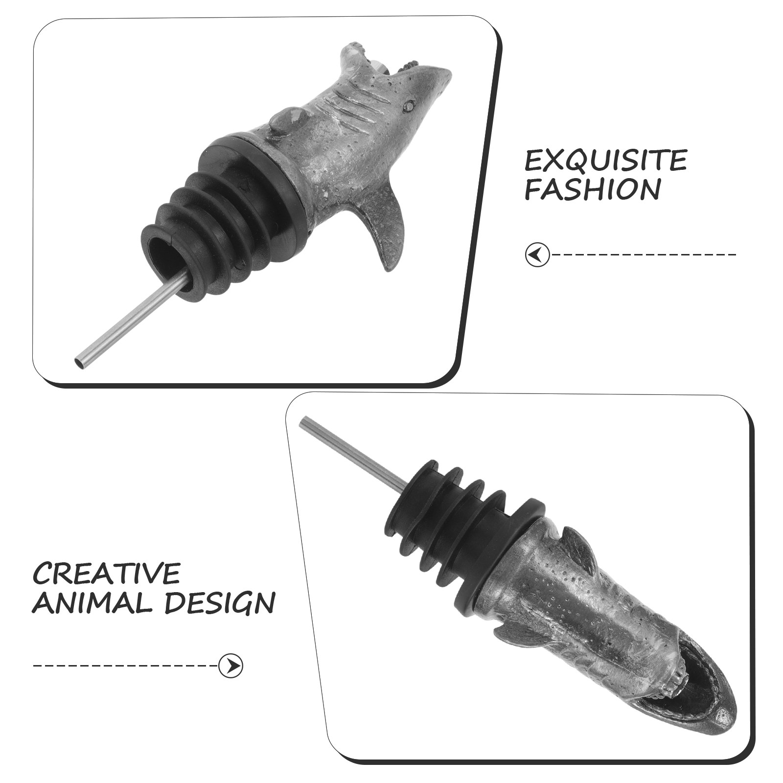 Liquor Bottle Pourer Shark Win - Speed Pourer Cap recensie en prijs