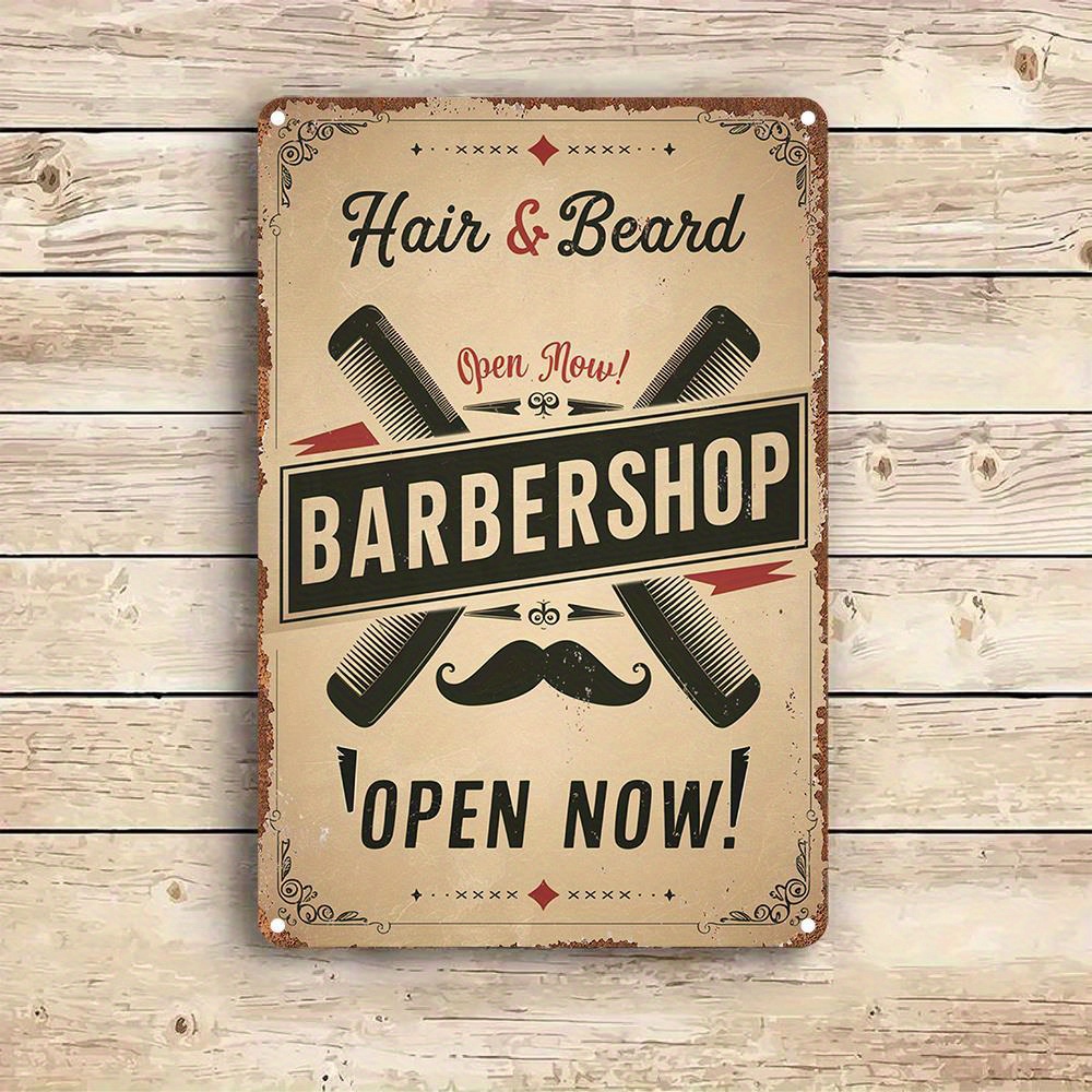 Vintage Barbershop Sign - Retr - Home Barber recensie en prijs