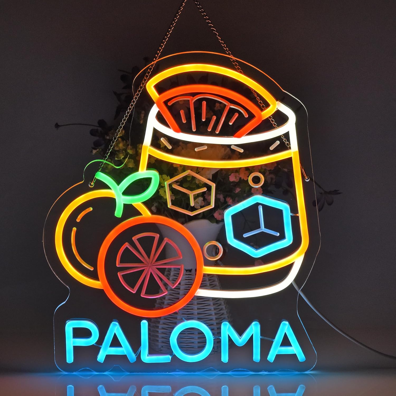 Paloma Neon Sign Wall Art Deco - Home Bar Signs recensie en prijs