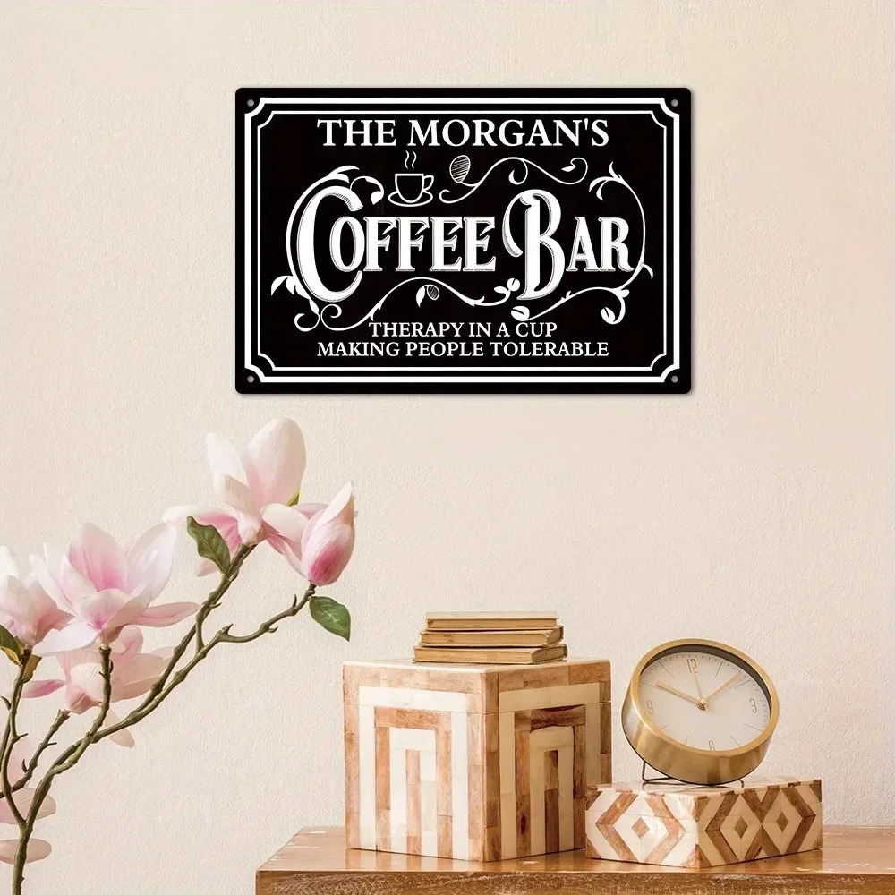 1PC Custom Text The Morgan's C - Home Bar And Coffee recensie en prijs