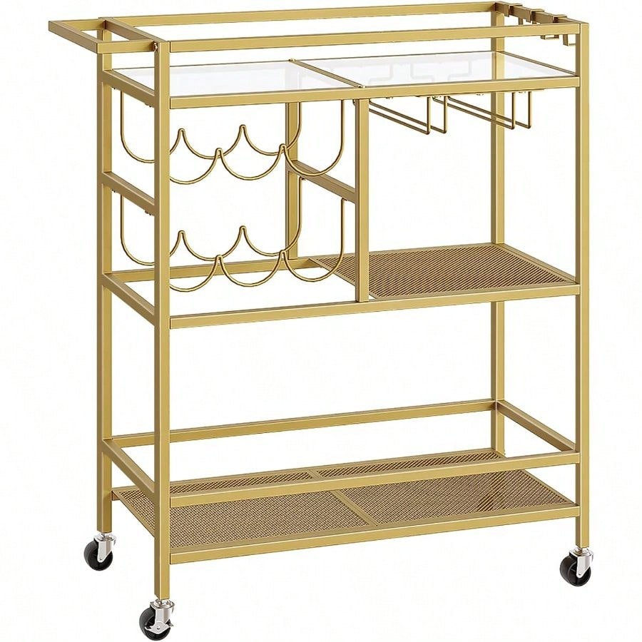 Bar Cart Home, 3-Tier Serving  - Bar Cart Gold recensie en prijs