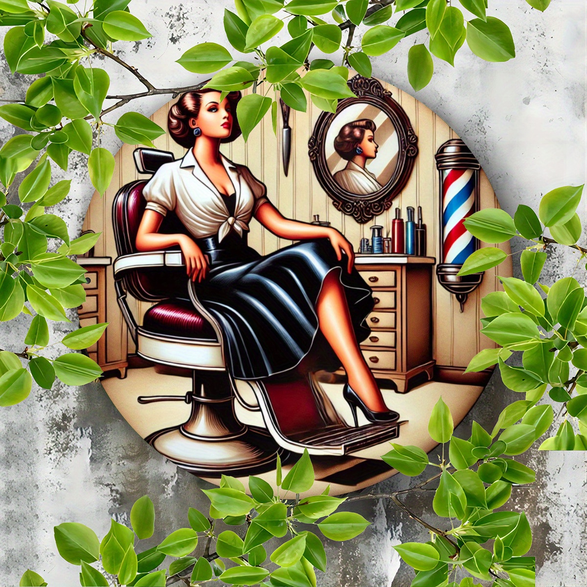 1pc Vintage Barber Shop Metal  - Home Barber recensie en prijs