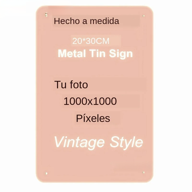Personalized 20×30cm Vintage S - Home Bar Cafe recensie en prijs