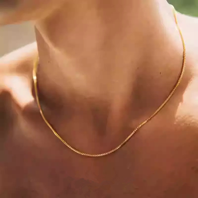925 Sterling Silver Necklace G - Bar Cart Gold recensie en prijs