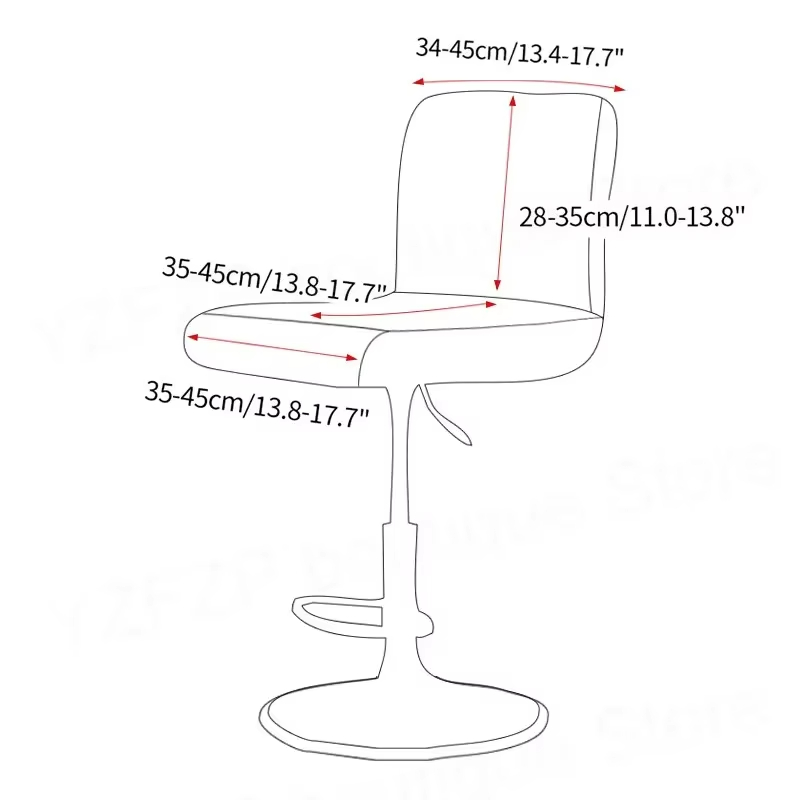 Jacquard Bar Stool Chair Cover - Home Bar Seating recensie en prijs