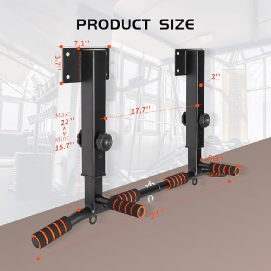 Wall Mounted Pull Up Bar Adjus - Home Bar And Gym recensie en prijs