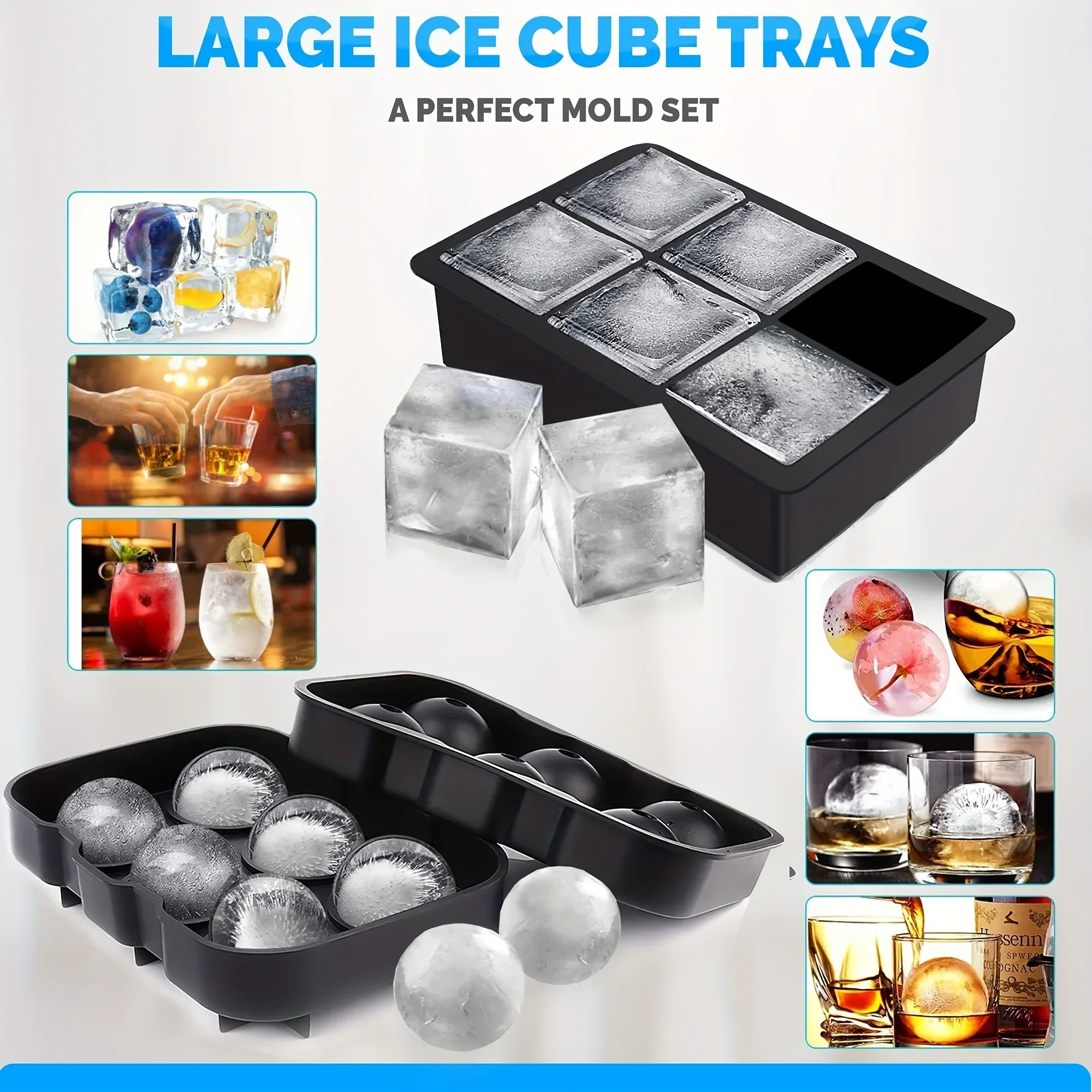 1pc 3D Rose Ice Cube Mold, Squ - Ice Mold Sphere recensie en prijs
