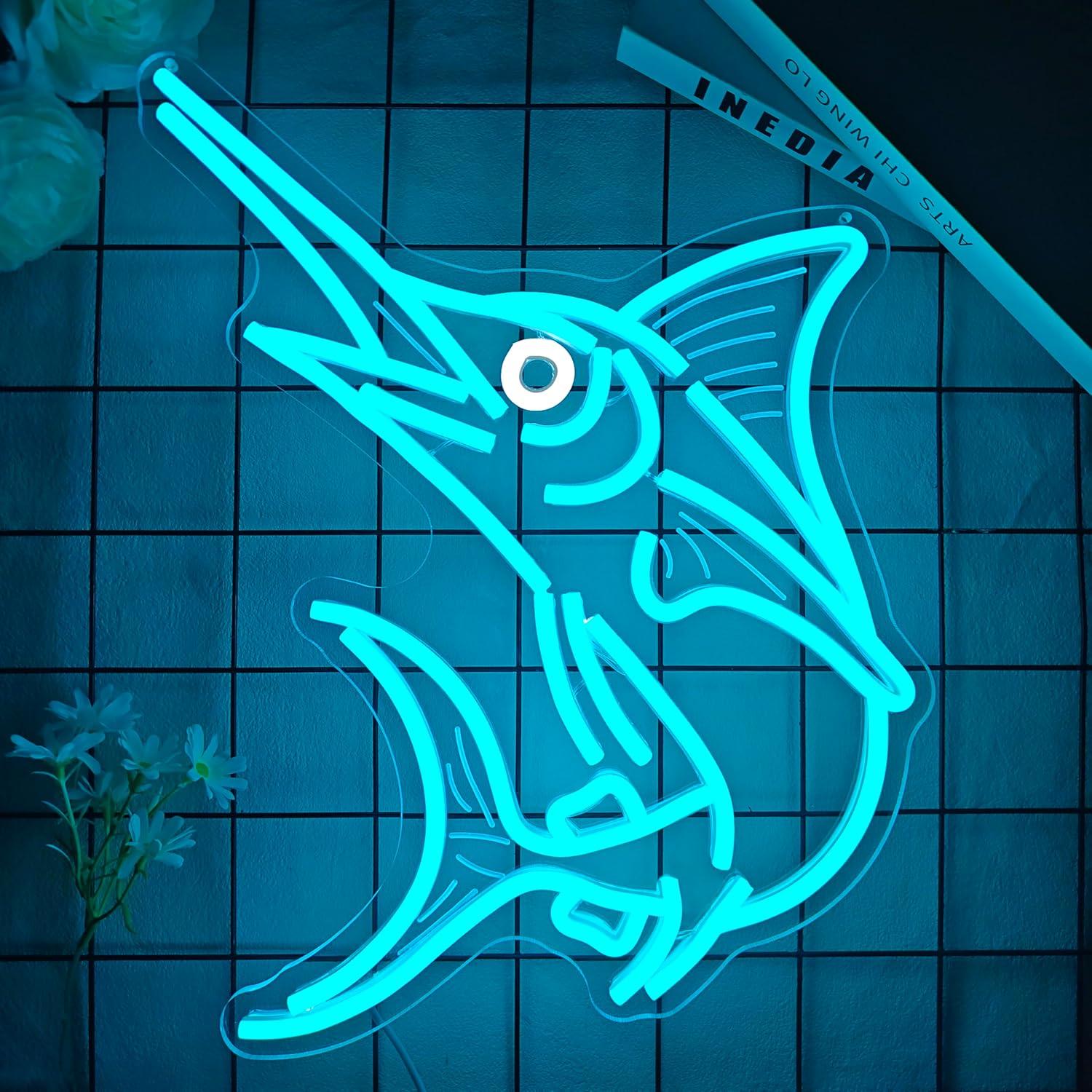 Marlin Fish Neon Sign Deep Sea - Home Bar Signs recensie en prijs
