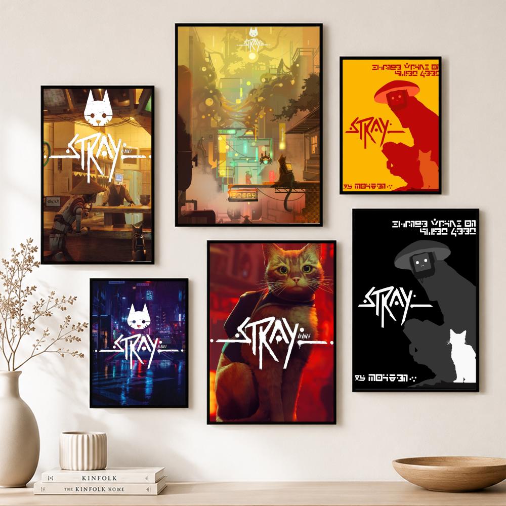 Game S-Stray Poster Paper Wall - Home Bar And Theater recensie en prijs