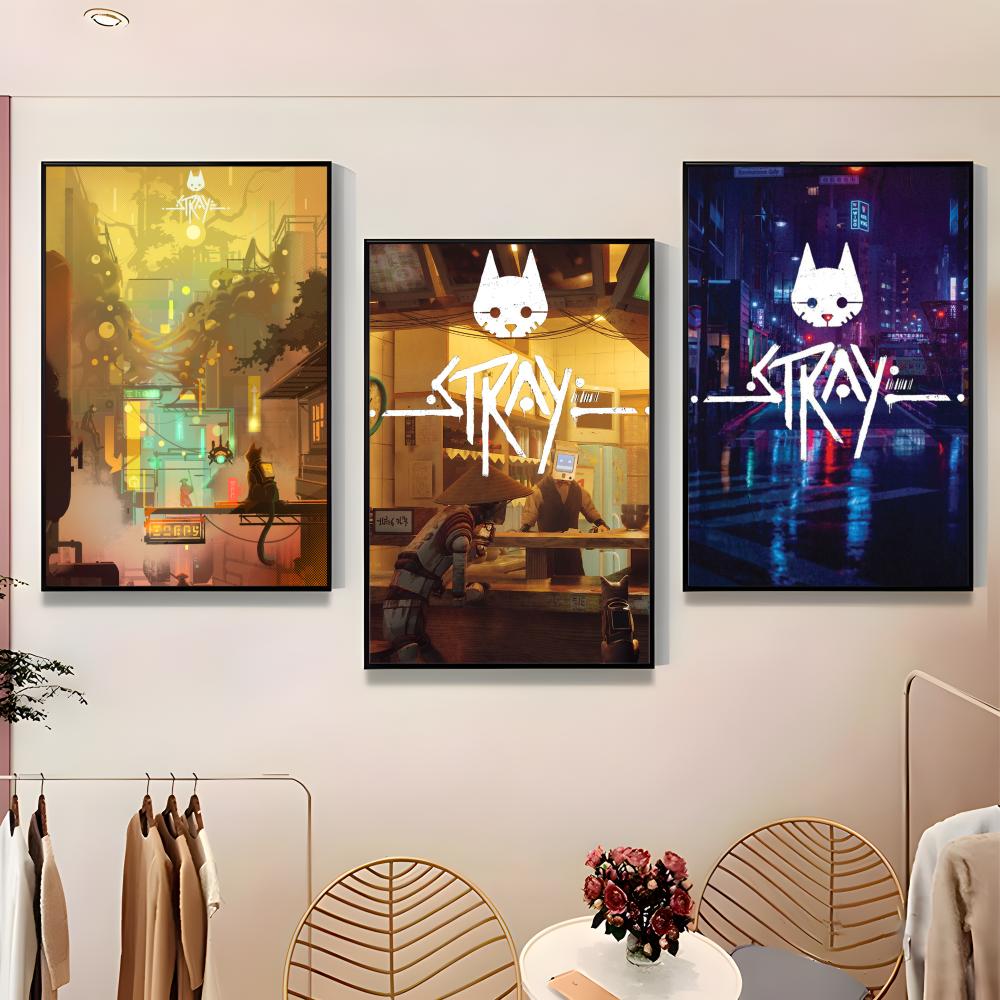 Game S-Stray Poster Paper Wall - Home Bar And Theater recensie en prijs