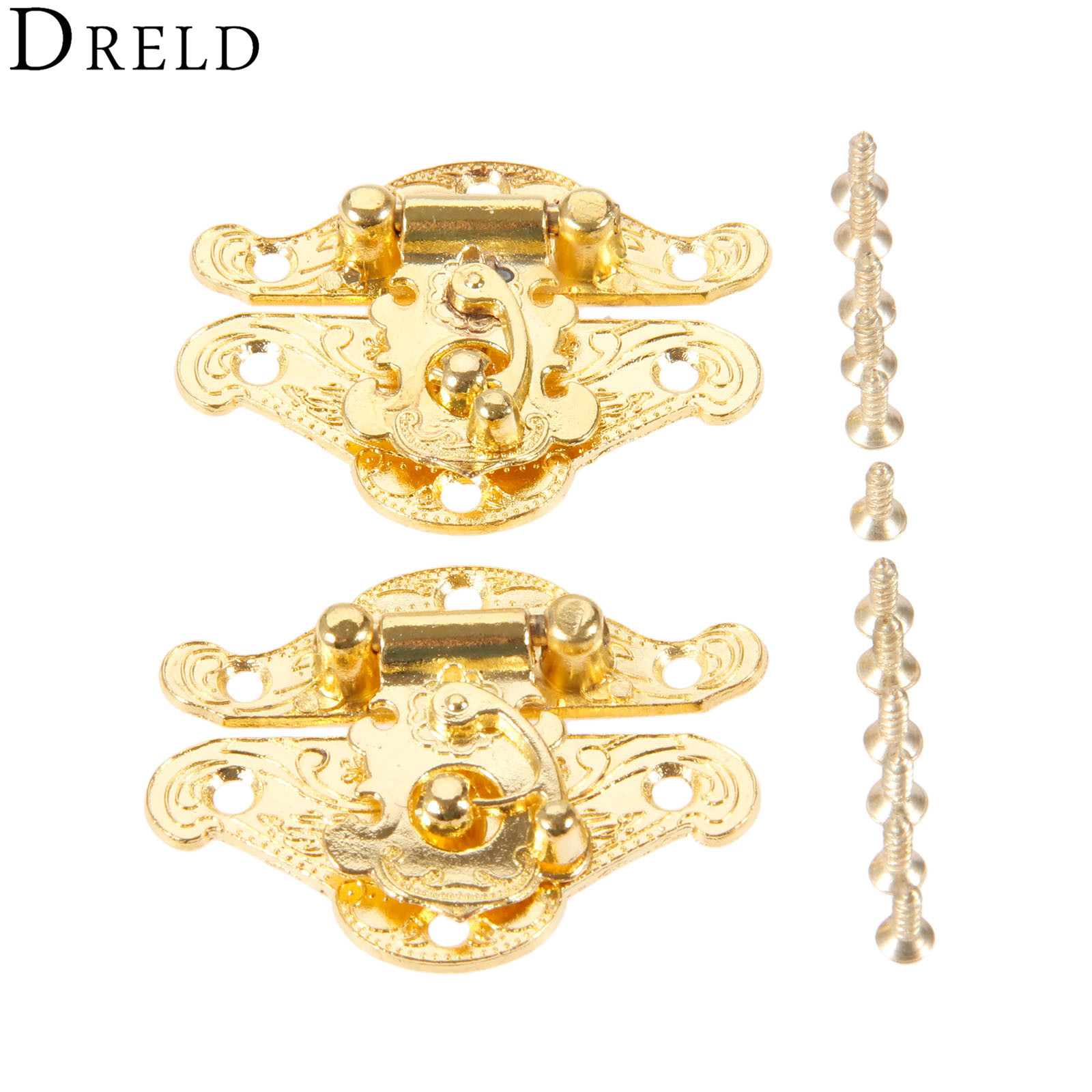 DRELD 2Pcs Antique Gold Box La - Bar Cart Gold recensie en prijs