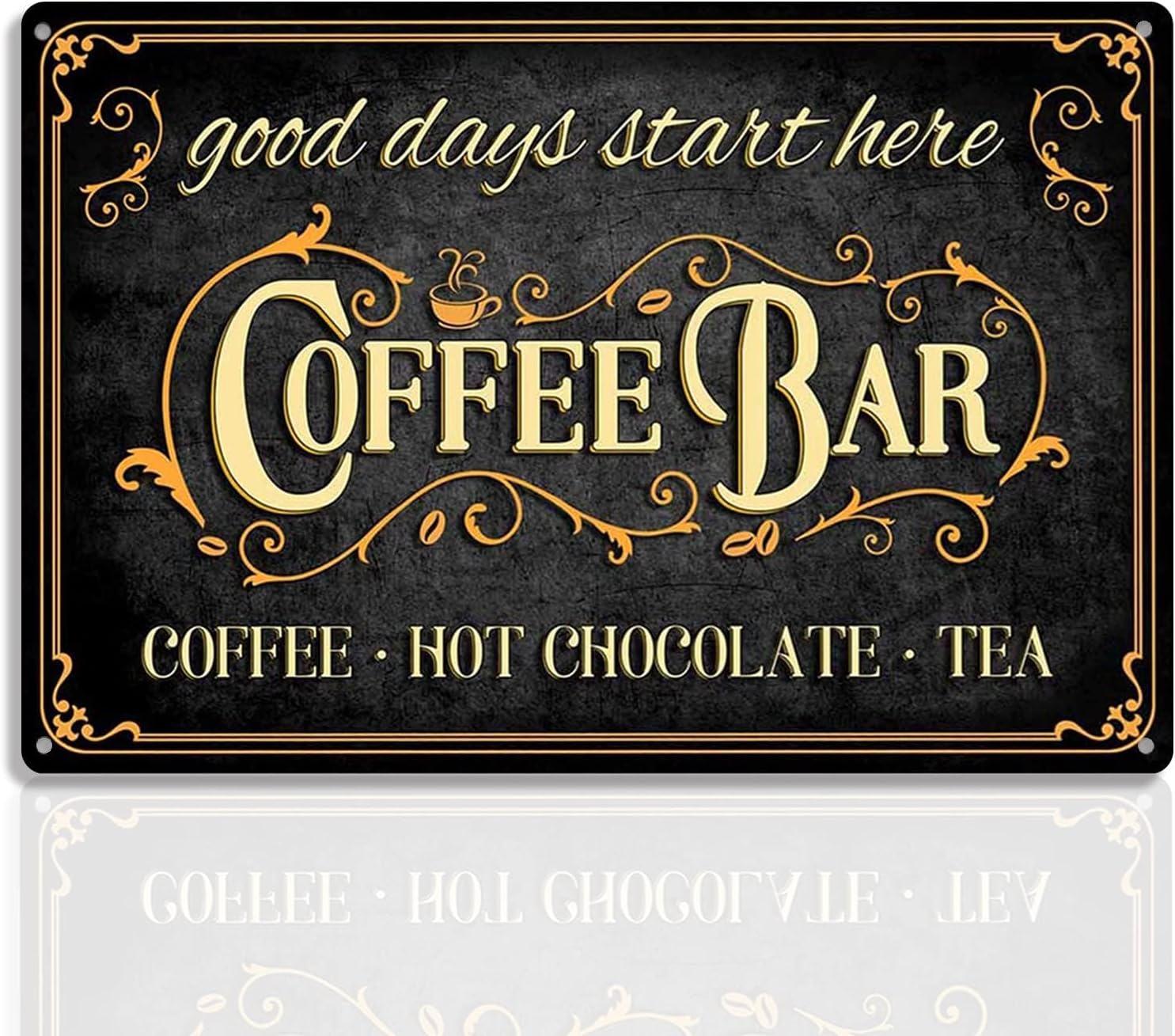 u1,Coffee Bar Sign Hot Chocola - Home Bar And Coffee recensie en prijs