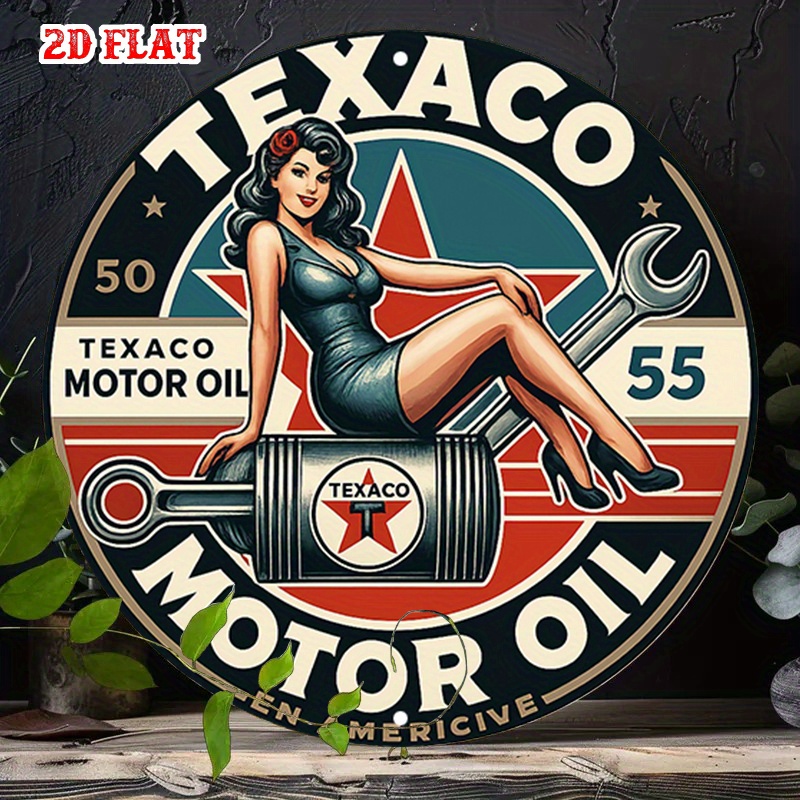 Round Metal Tin Sign Wall Deco - Home Bar Accessories recensie en prijs