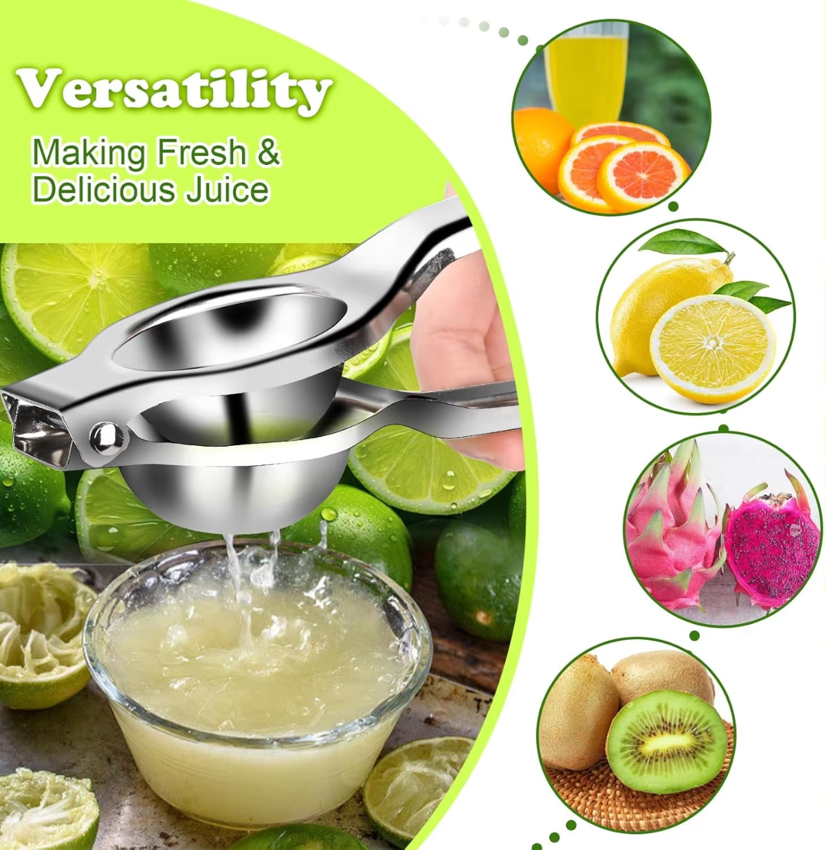 1/2/3pcs Stainless Steel Lemon - Citrus Juicer Bar recensie en prijs