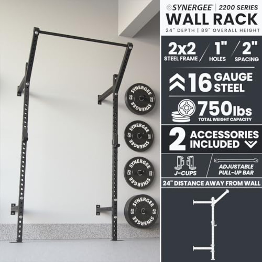 Wall Mounted Squat Rack for ho - Home Bar And Gym recensie en prijs