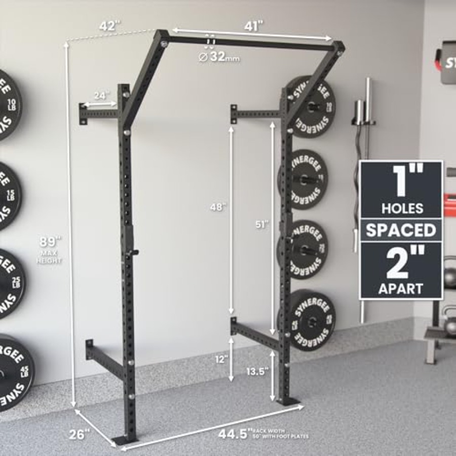 Wall Mounted Squat Rack for ho - Home Bar And Gym recensie en prijs