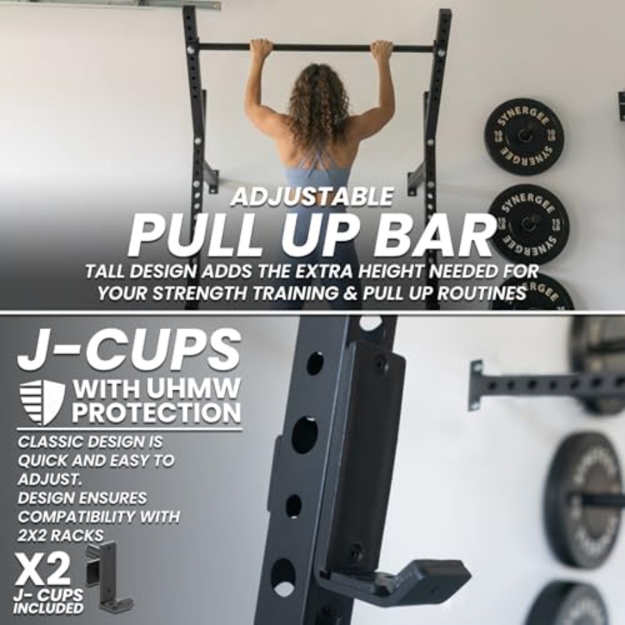 Wall Mounted Squat Rack for ho - Home Bar And Gym recensie en prijs