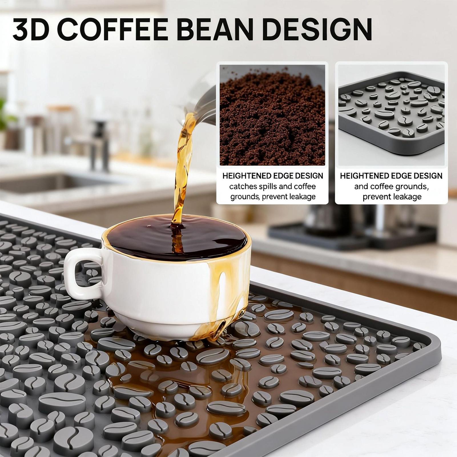 Silicone Coffee Bar Mat 16x8 I - Bar Mat Rubber recensie en prijs