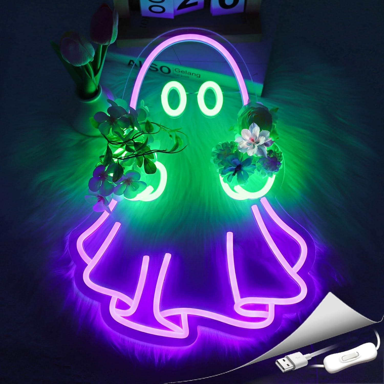 Ghost Neon Sign USB Powered LE - Home Bar Signs recensie en prijs
