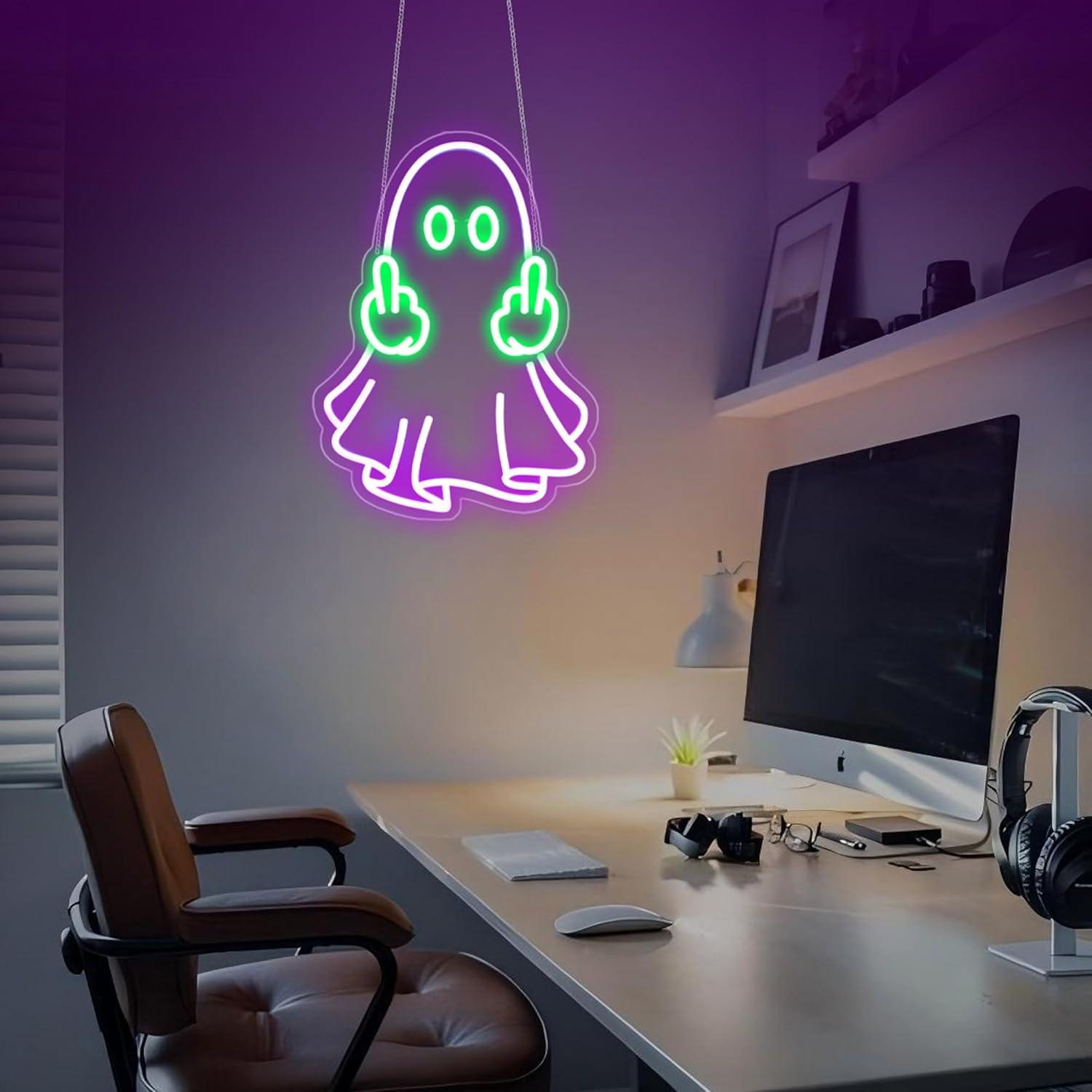 Ghost Neon Sign USB Powered LE - Home Bar Signs recensie en prijs