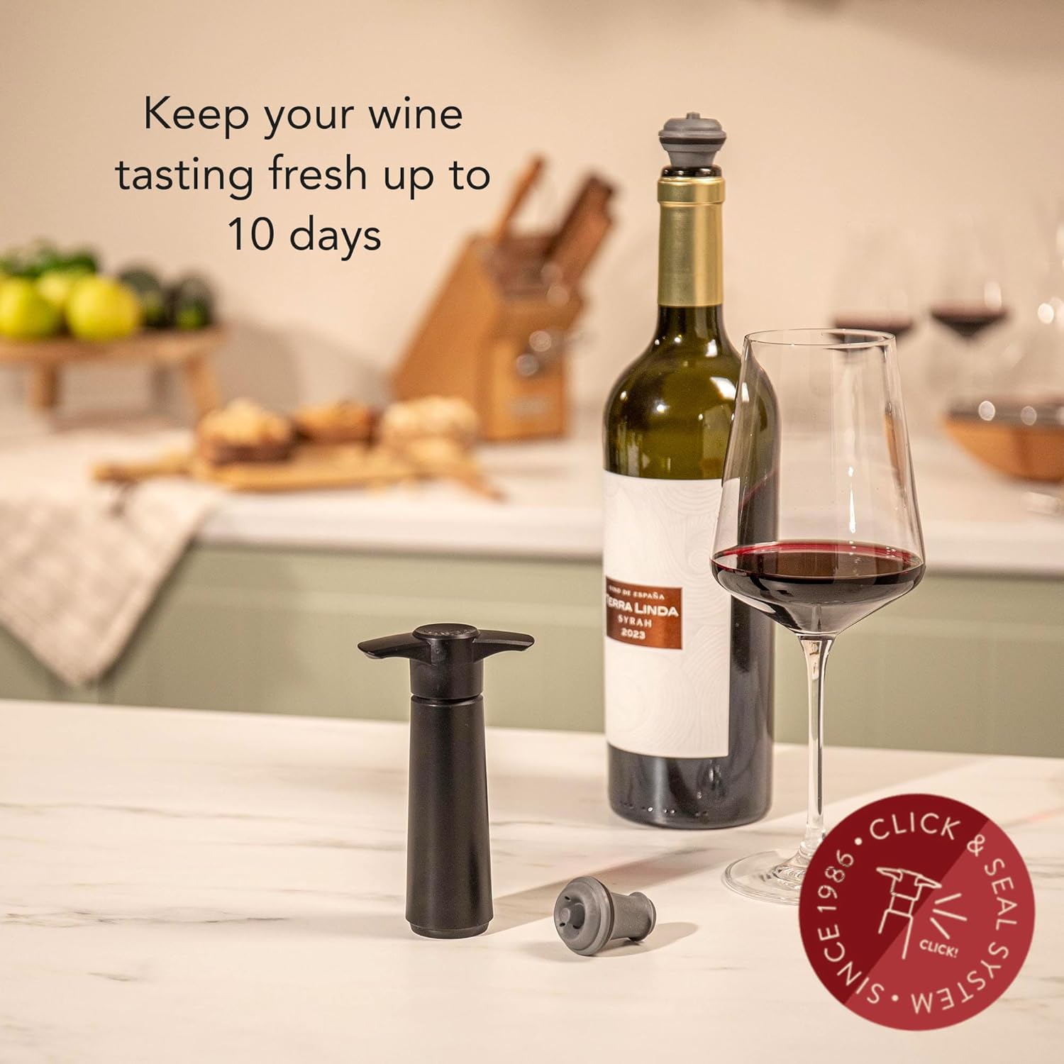 Wine Preserver Pump with 2 Vac - Wine Preservation Pump recensie en prijs