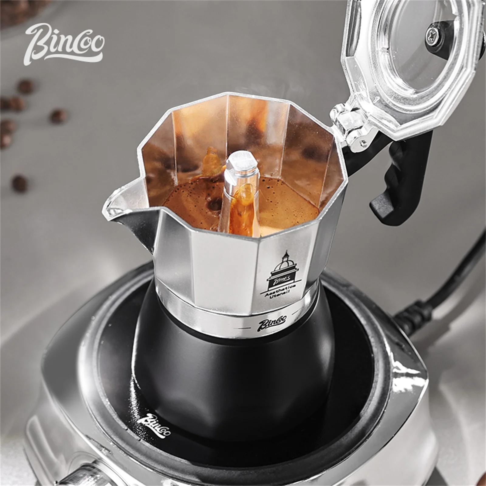 BINCOO Double Valve Moka Pot，E - Home Barista recensie en prijs