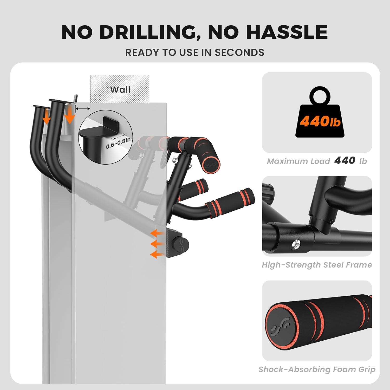 Door Pull Up Bar for Doorway w - Home Bar And Gym recensie en prijs