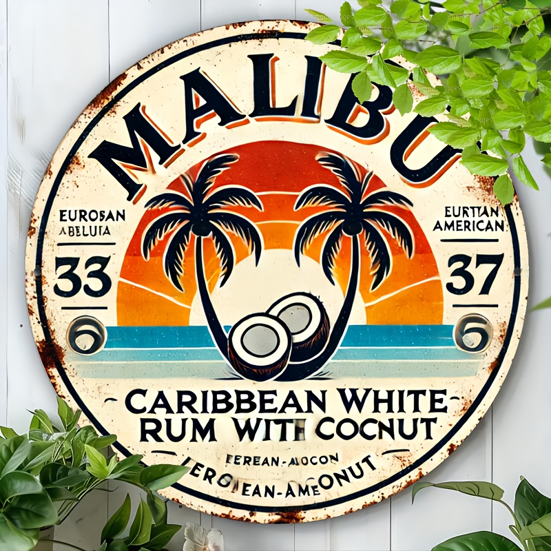 Vintage Malibu Rum Coconut Alu - Home Bar Accessories recensie en prijs