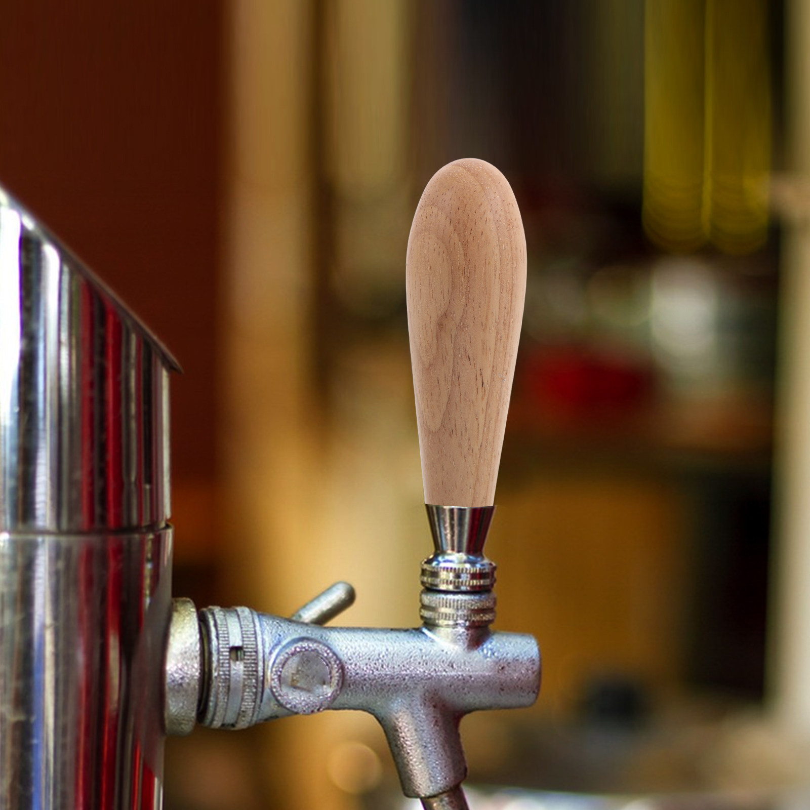 Rustic Wooden Draft Beer Tap H - Home Bar Setup recensie en prijs