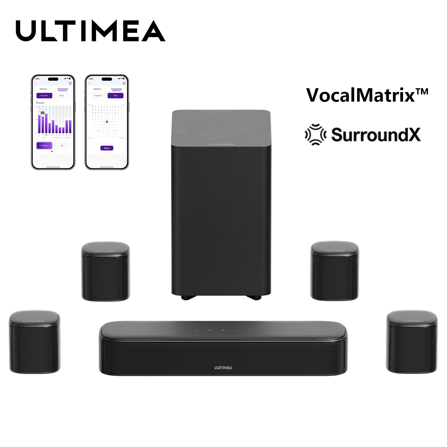 ULTIMEA 7.1ch Sound Bar with S - Home Bar And Theater recensie en prijs