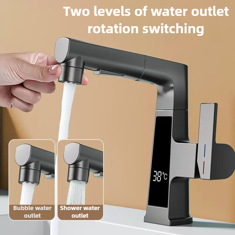 Digital Display Pulling Faucet - Home Bar Sink recensie en prijs