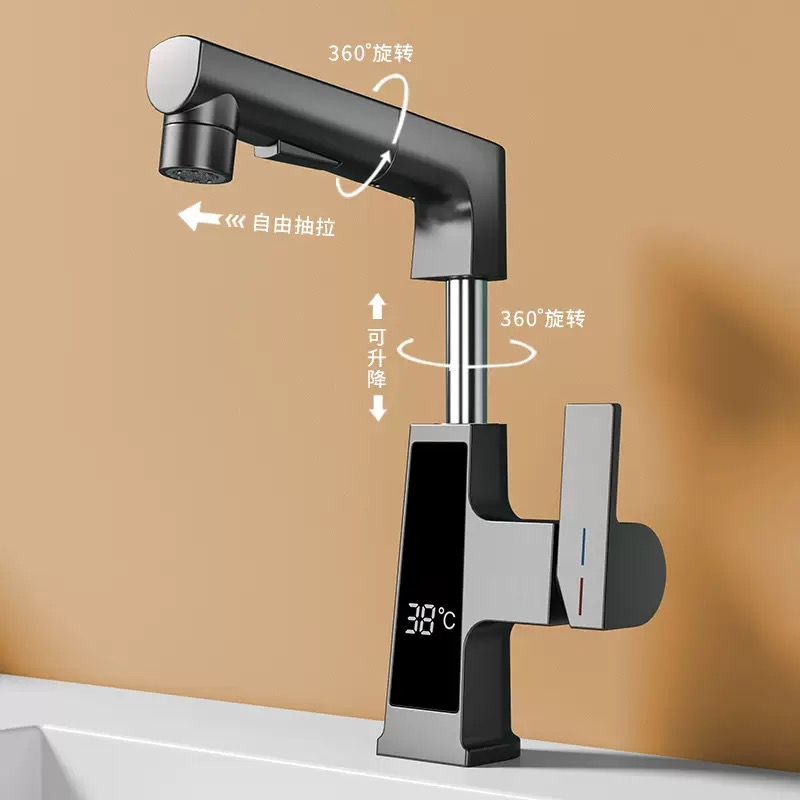Digital Display Pulling Faucet - Home Bar Sink recensie en prijs