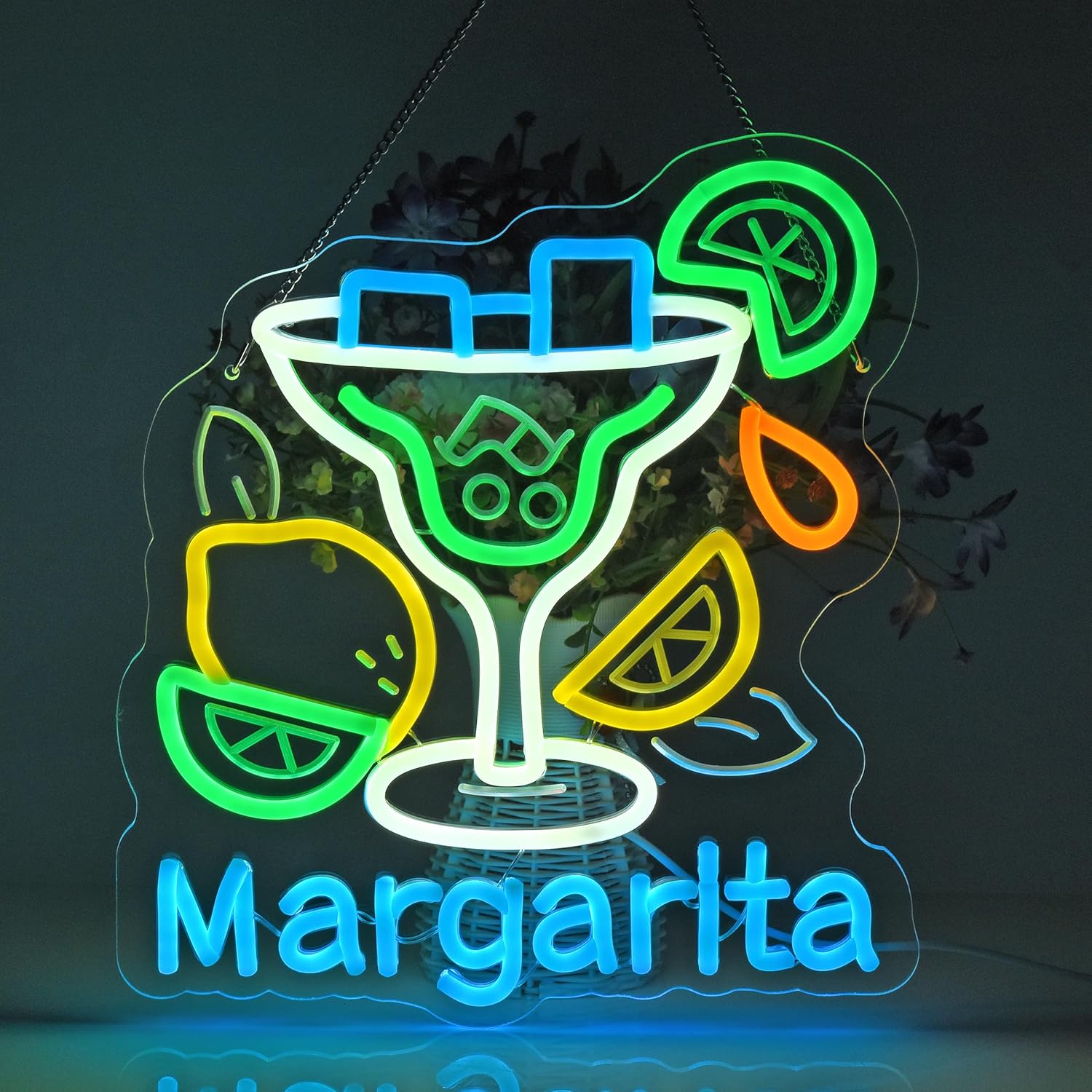 Margarita Neon Sign Wall Art D - Home Bar Signs recensie en prijs
