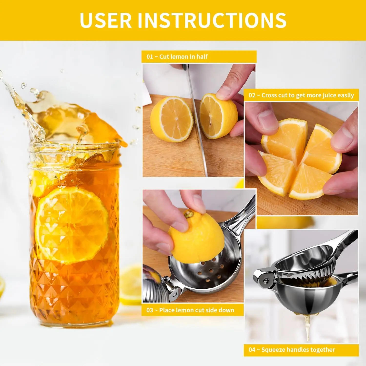 Handheld Citrus Juicer, Heavy  - Citrus Juicer Bar recensie en prijs