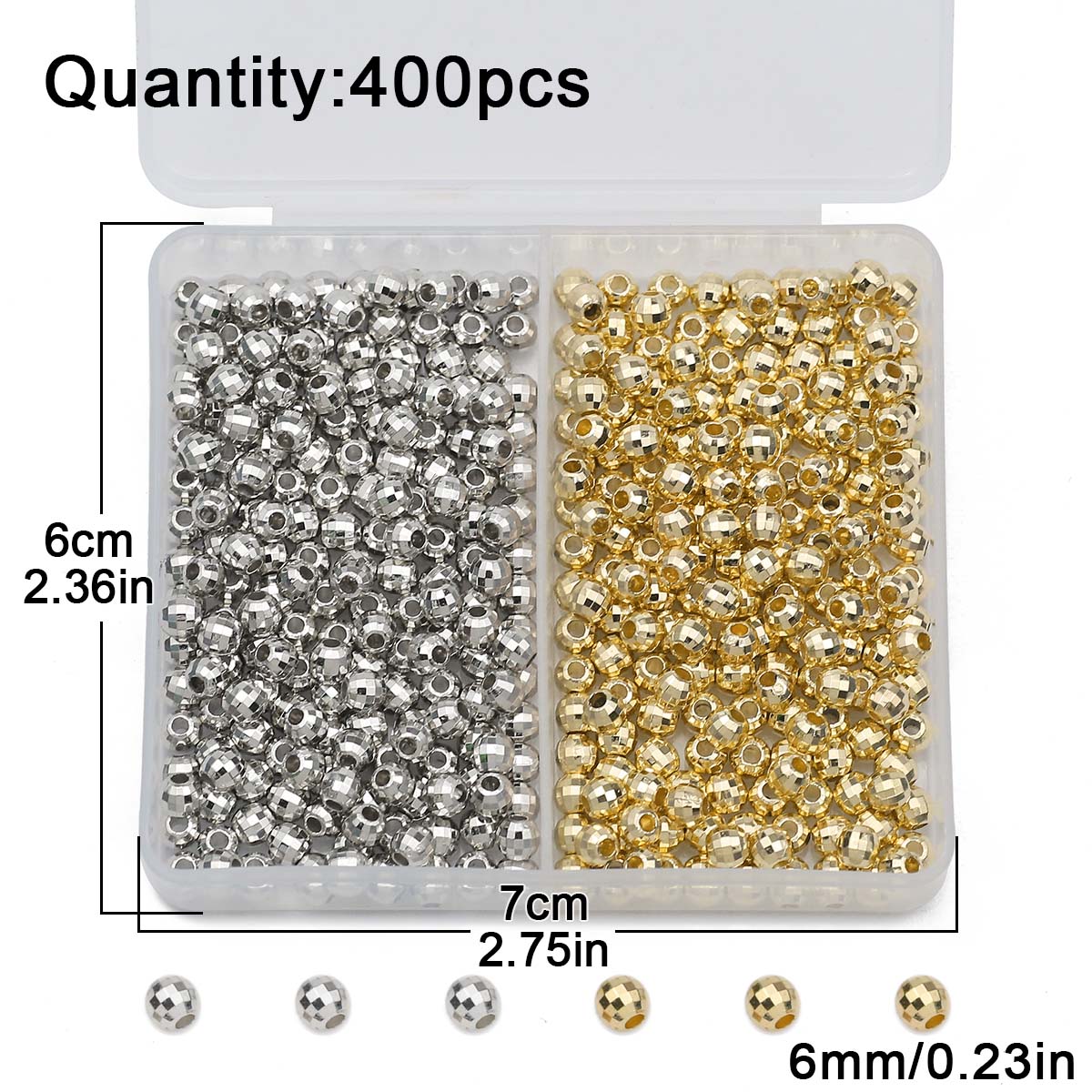 200PCS 4MM faceted round Loose - Bar Cart Gold recensie en prijs