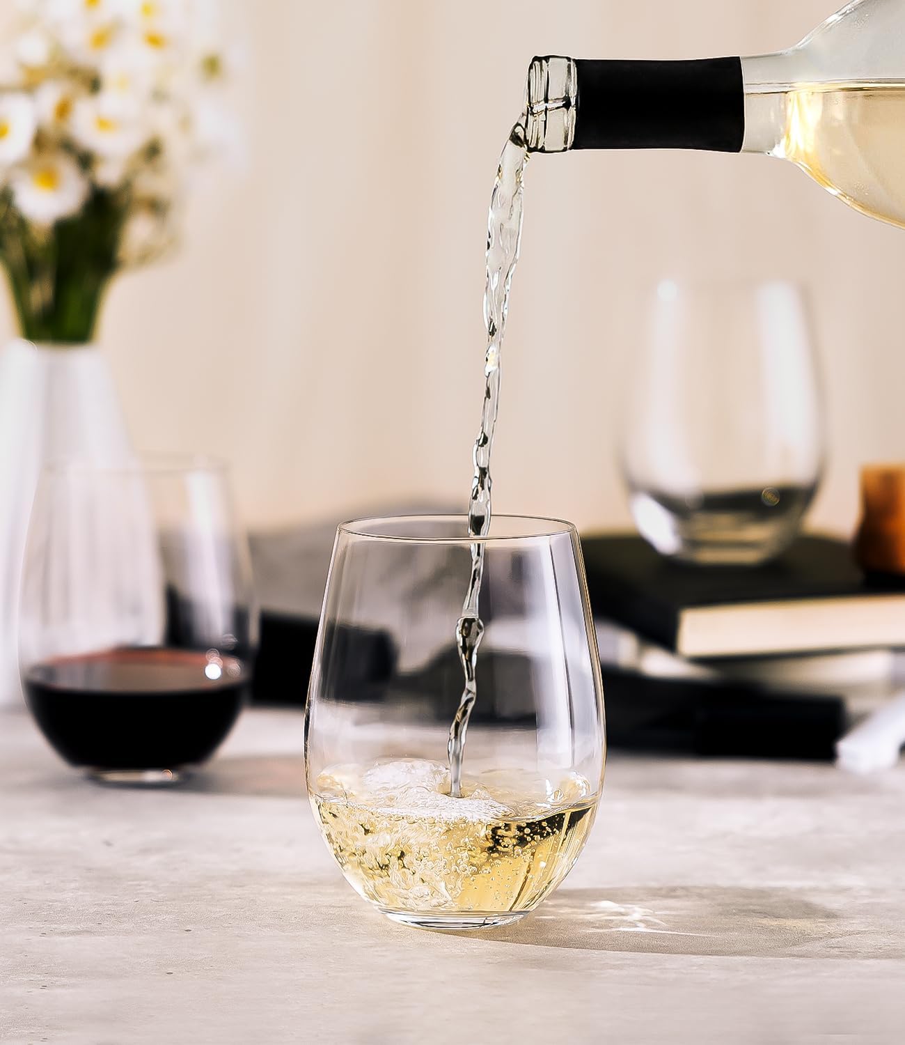 Stemless Wine Glasses Set of 4 - Home Bar Set recensie en prijs