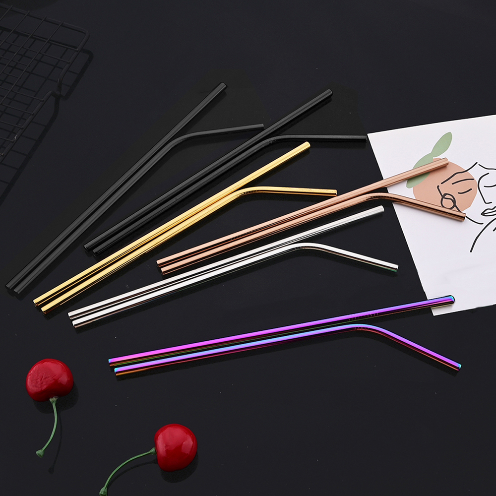14Pcs Reusable Rose Gold Straw - Home Bar Setup recensie en prijs