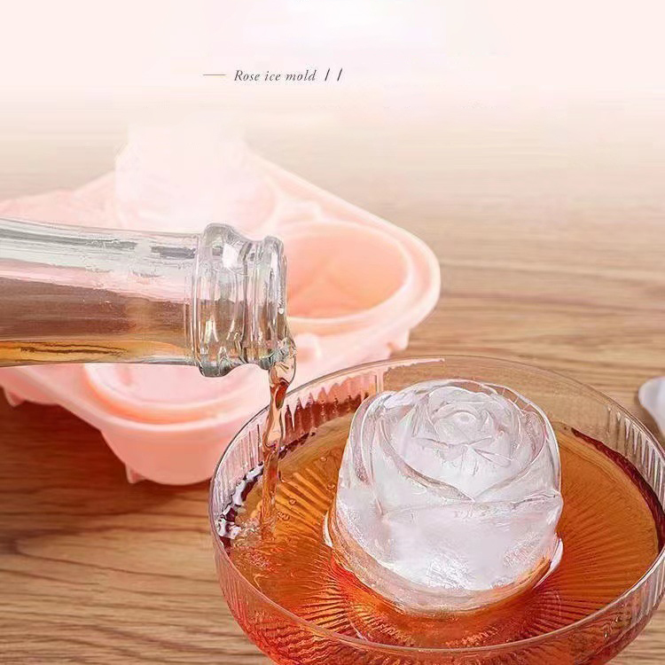 3D Rose Ice Molds 4 Holes Ice  - Ice Mold Sphere recensie en prijs