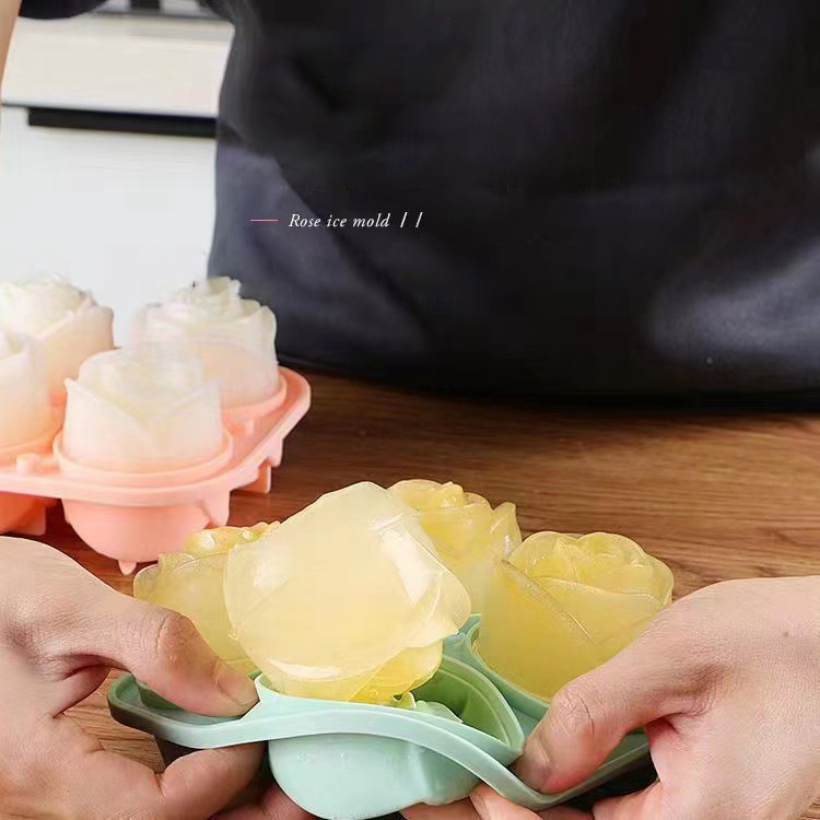3D Rose Ice Molds 4 Holes Ice  - Ice Mold Sphere recensie en prijs