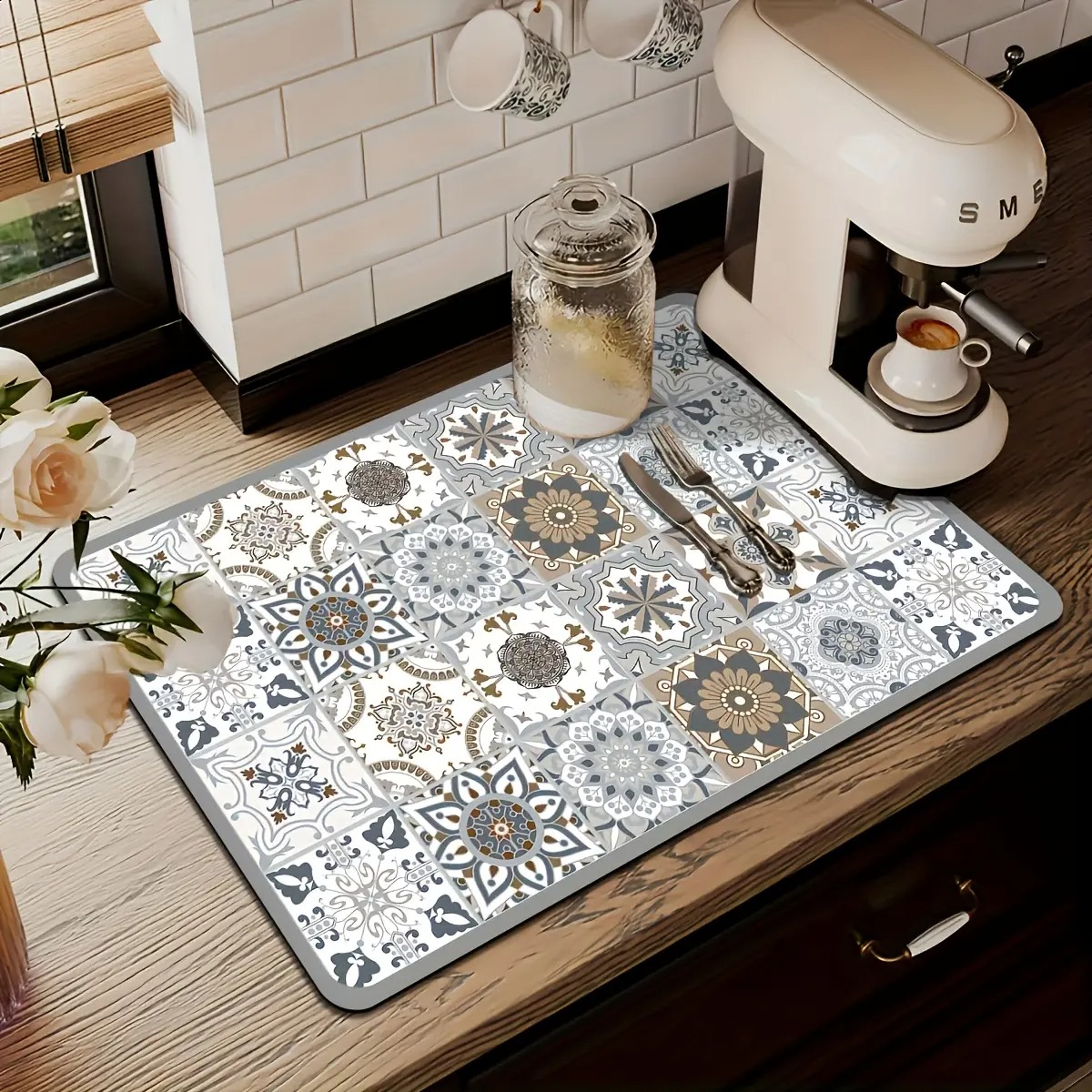 1pcs Kitchen Countertop Mat Vi - Bar Mat Rubber recensie en prijs