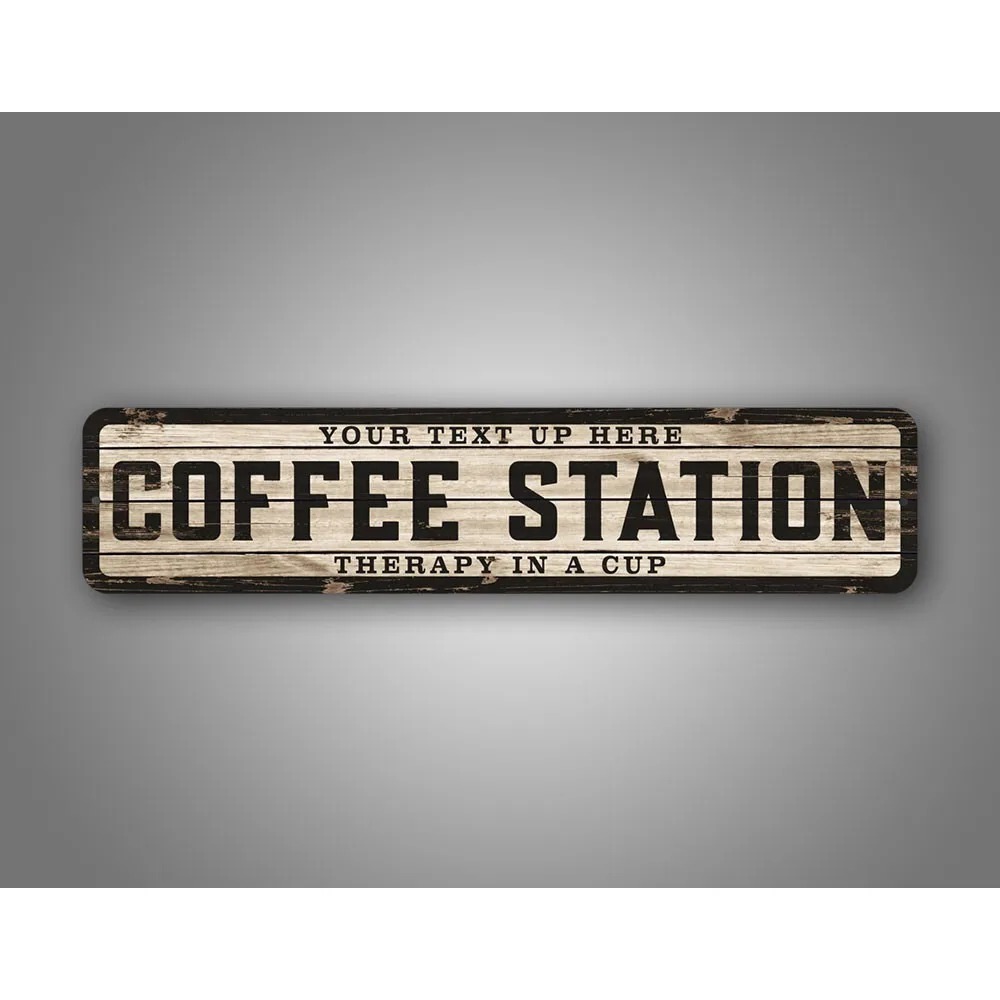 Custom Text Logo Weathered Woo - Home Bar Setup recensie en prijs