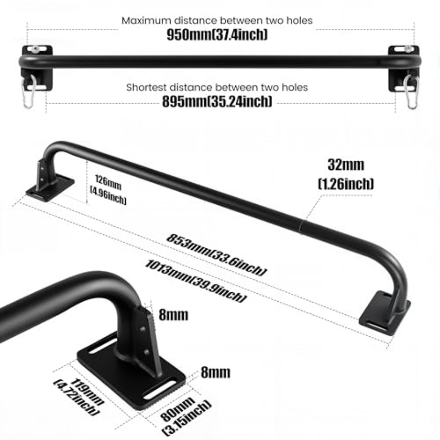 Heavy Duty Wall Mounted Pull U - Home Bar And Gym recensie en prijs