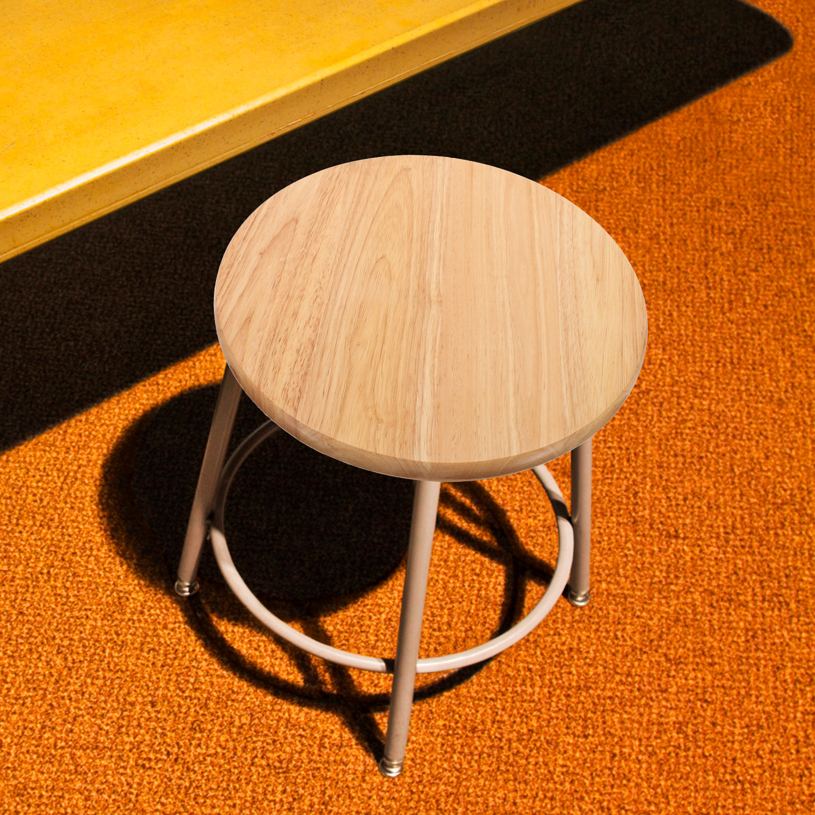 Round Wooden Bar Stool Seat Re - Home Bar Seating recensie en prijs
