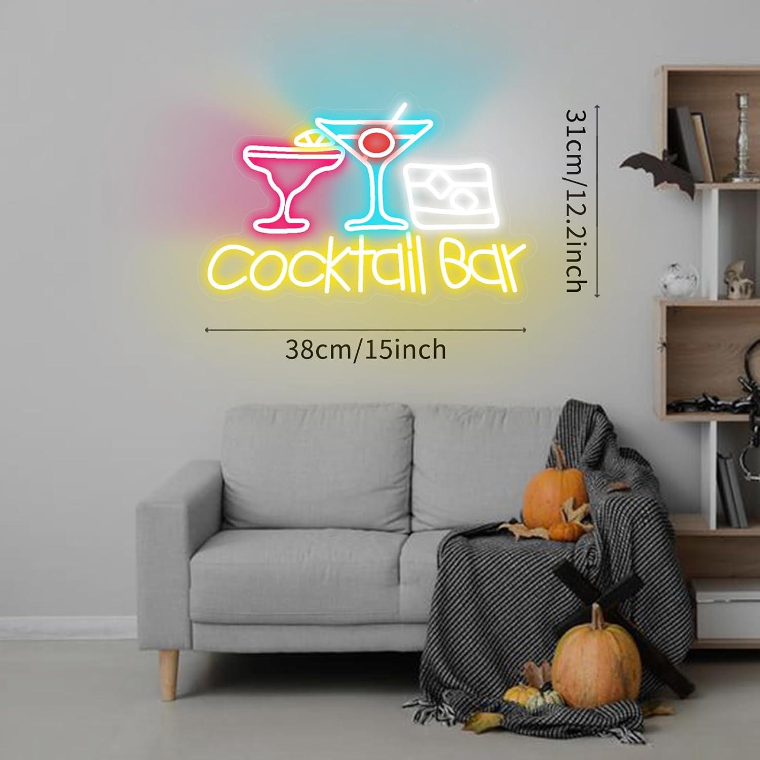 Cocktail Bar Neon Sign Dimmabl - Home Bar Signs recensie en prijs