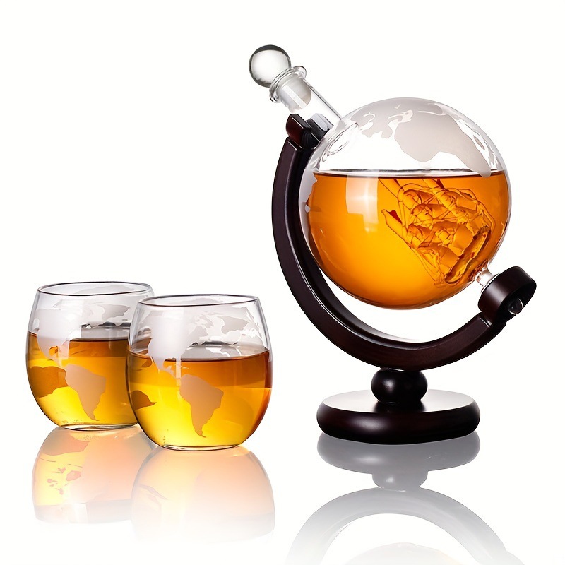 2025 Newest 3PC Glass Globe De - Decanter Globe Set recensie en prijs