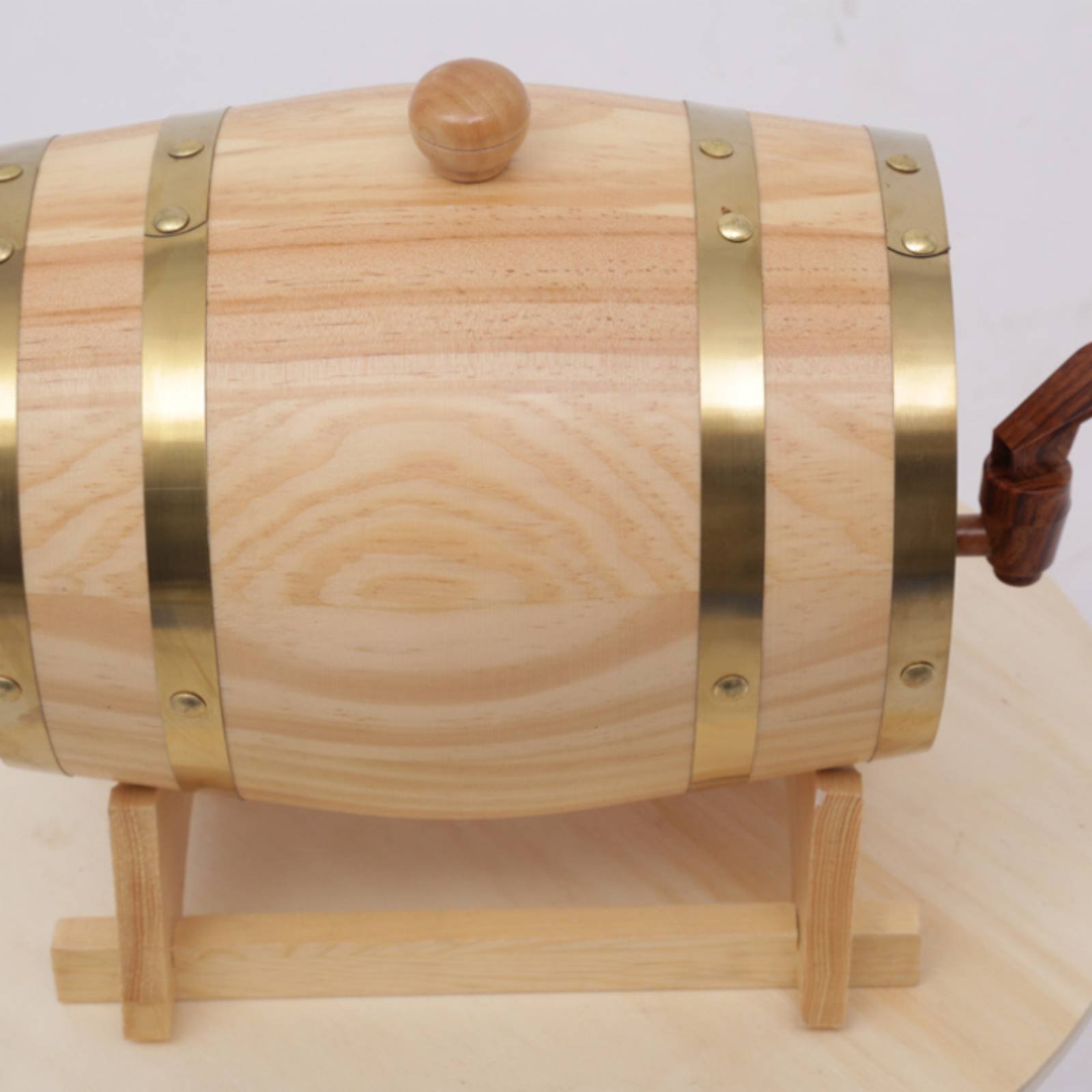 Fir Wood Barrel with Spigot Le - Home Bar Stand recensie en prijs